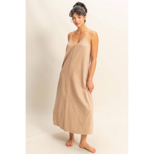 Load image into Gallery viewer, V-Neck Loose Maxi Dress
