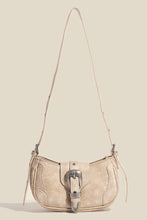 Load image into Gallery viewer, Western Buckle Accent Multi Panel Shoulder Bag
