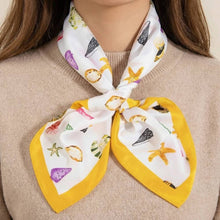 Load image into Gallery viewer, Sealife Multi Seashells Bandana Scarf
