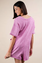 Load image into Gallery viewer, Mineral Washed Oversized Romper

