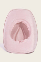 Load image into Gallery viewer, Ribbon Bow Pearl Chain Cowboy Hat
