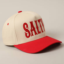 Load image into Gallery viewer, SALTY Lettering Embroidery Two-Tone Trucker Hat

