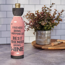 Load image into Gallery viewer, Friends Bring Happiness Bottle Sock
