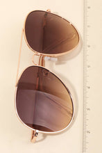 Load image into Gallery viewer, Oversized Double Bridge Fashion Aviator Sunglasses
