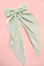 Load image into Gallery viewer, ORGANZA SHEER BOW RIBBON HAIR CLIPS
