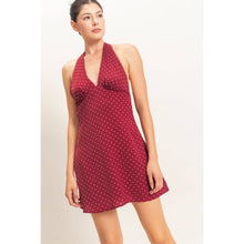 Load image into Gallery viewer, Polka Dot Halter Dress
