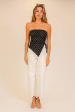 Load image into Gallery viewer, Polka Dot Darling Asymmetrical Tube Top

