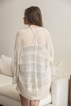 Load image into Gallery viewer, Relaxed Fit Cardigan Netted Knit 🌟
