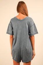 Load image into Gallery viewer, Mineral Washed Oversized Romper
