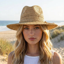 Load image into Gallery viewer, Braided Rope Band Straw Hat
