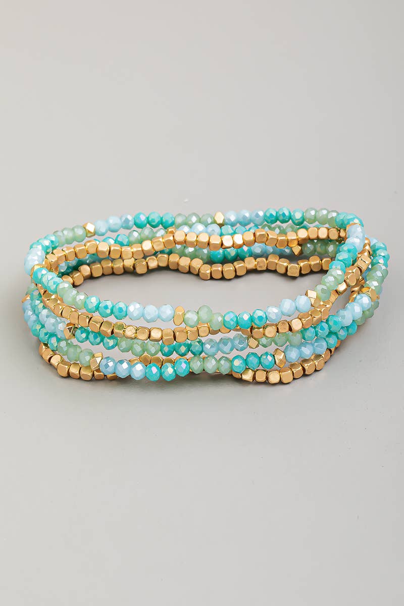 Beaded Stackable Bracelet Set