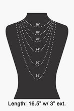 Load image into Gallery viewer, Metallic Clam Shell Chain Link Necklace
