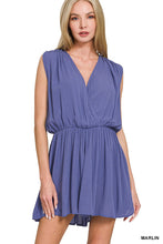 Load image into Gallery viewer, DRAPED ROMPER W TIE OPEN BACK
