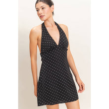 Load image into Gallery viewer, Polka Dot Halter Dress

