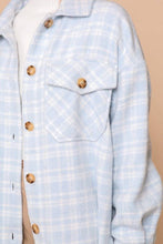 Load image into Gallery viewer, Fall Vibes Plaid Print Shacket
