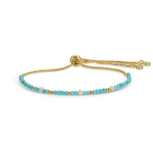 Load image into Gallery viewer, Delicate Stone Pulley Bracelet
