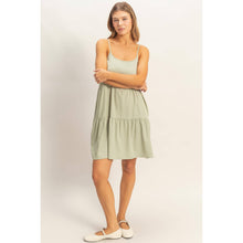 Load image into Gallery viewer, Tiered Spaghetti Strap Dress
