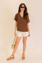 Load image into Gallery viewer, Effortless Grace V-Neck Blouse
