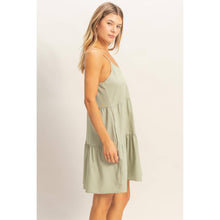 Load image into Gallery viewer, Tiered Spaghetti Strap Dress
