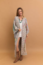 Load image into Gallery viewer, Rodeo Queen Paisley Blossom Stitch Kimono 📿
