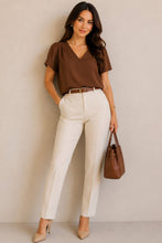 Load image into Gallery viewer, Effortless Grace V-Neck Blouse
