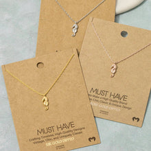 Load image into Gallery viewer, Gold Dipped Sea Horse Pendant Necklace
