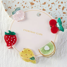 Load image into Gallery viewer, Fruit Mini Hair Claw Clip
