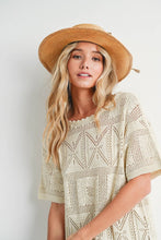 Load image into Gallery viewer, AZTEC KNIT SHIFT DRESS
