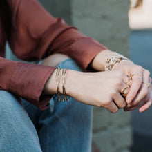 Load image into Gallery viewer, Textured Cuff Bracelet
