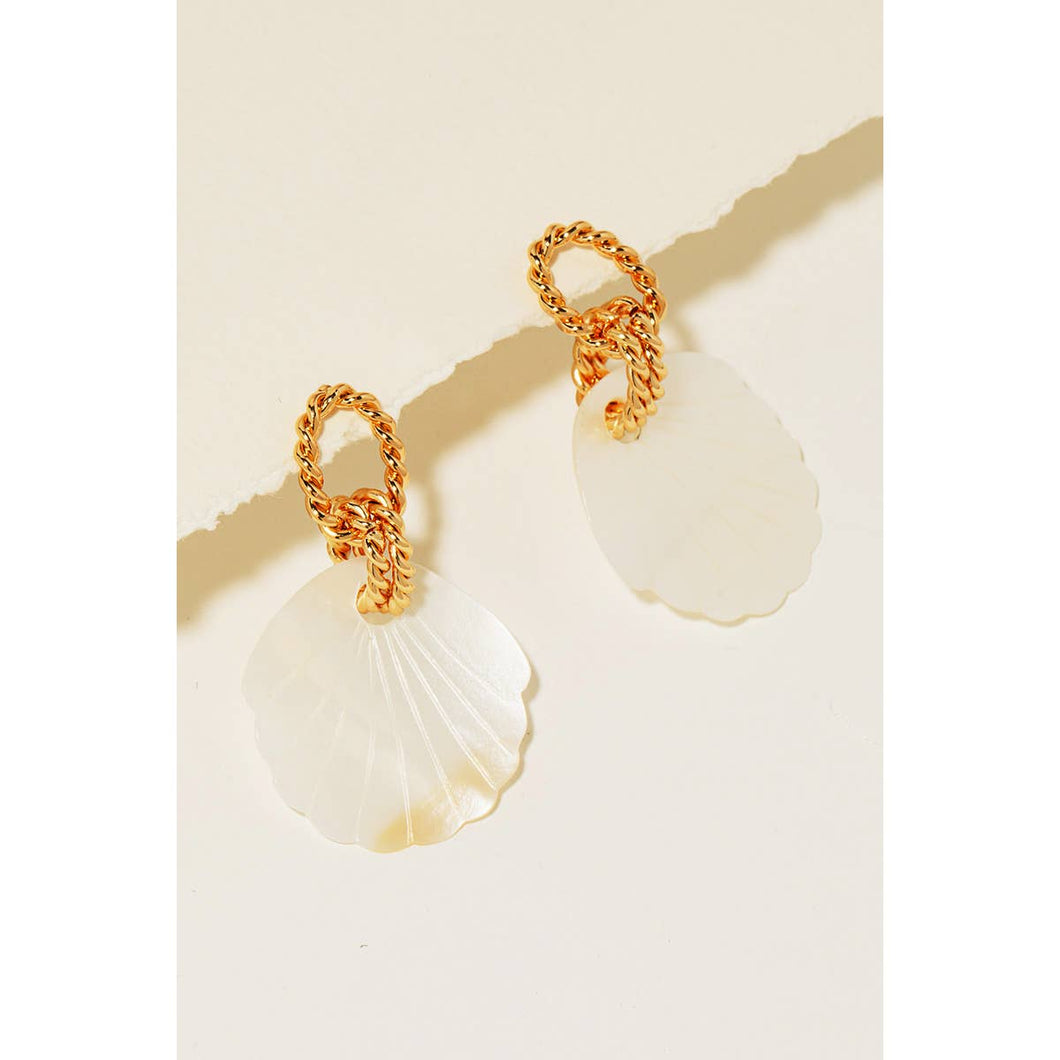 Seashell Stud Earrings