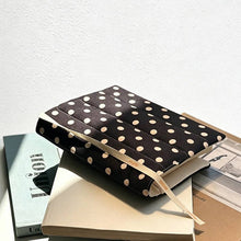 Load image into Gallery viewer, CouldNook Polka Dot Quilted Book Cover - Aesthetic A5 Fabric Sleeve
