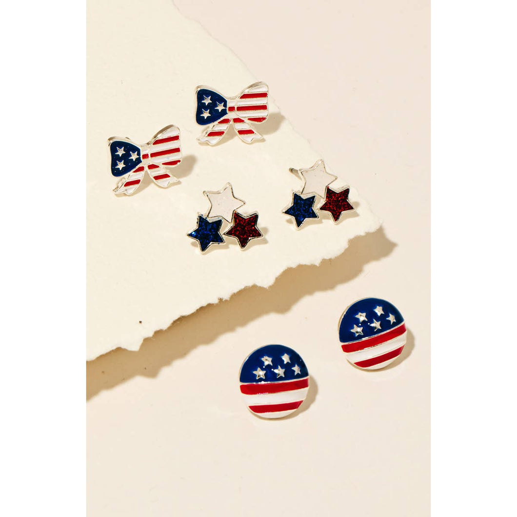 USA Stud Earrings