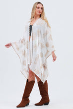 Load image into Gallery viewer, Ocean Embroidered Kimono: Coastal Spring Cover-Up
