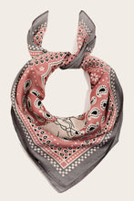 Load image into Gallery viewer, Paisley Print Square Scarf
