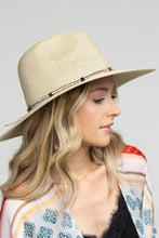 Load image into Gallery viewer, Braided Double Band Panama Hat
