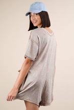 Load image into Gallery viewer, Mineral Washed Oversized Romper
