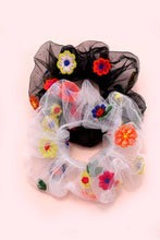 Load image into Gallery viewer, FLOWER EMBROIDERY SCRUNCHIES
