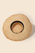 Load image into Gallery viewer, Natural Raffia Weave Sun Hat
