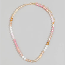 Load image into Gallery viewer, Mixed Glass Beaded Strand Necklace
