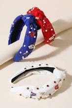 Load image into Gallery viewer, USA Charm Knot Headband
