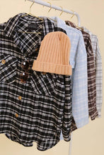 Load image into Gallery viewer, Fall Vibes Plaid Print Shacket
