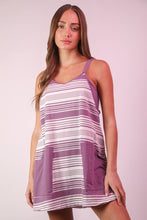 Load image into Gallery viewer, Striped Mini Dress W/ Shorts
