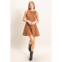 Load image into Gallery viewer, Sleeveless Suede Mini Dress
