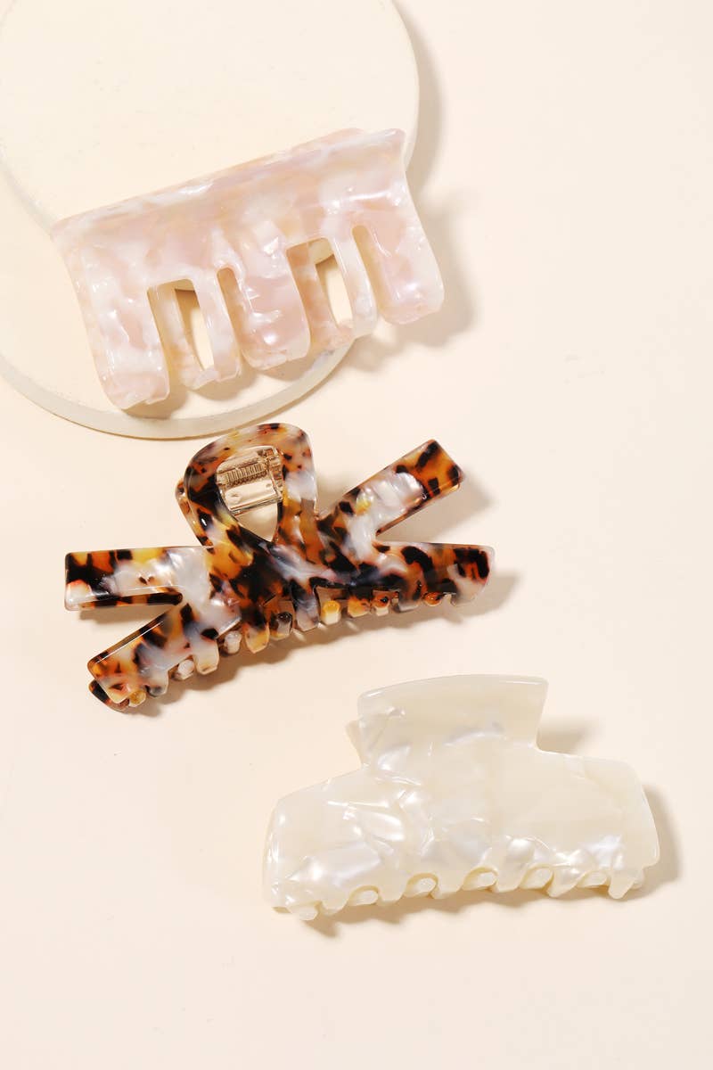 Acetate Bow Hair Claw