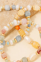 Load image into Gallery viewer, Mixed Stone And Pearl Beaded Bracelet
