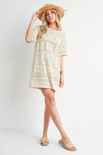 Load image into Gallery viewer, AZTEC KNIT SHIFT DRESS
