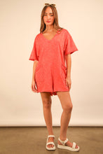 Load image into Gallery viewer, Mineral Washed Oversized Romper
