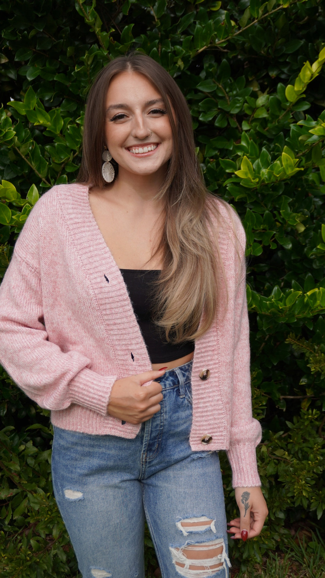 Tatum Crop Sweater Cardigan