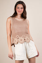 Load image into Gallery viewer, Floral Crochet Top
