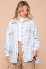 Load image into Gallery viewer, Fall Vibes Plaid Print Shacket
